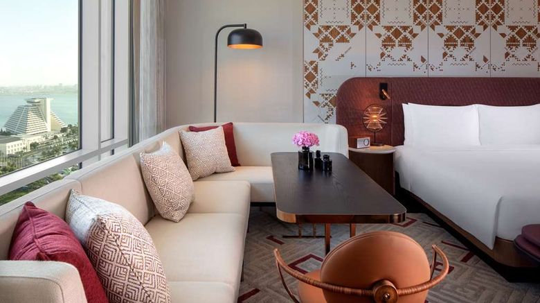 <b>Andaz Doha Room</b>. Images powered by <a href="https://iceportal.shijigroup.com/" title="IcePortal" target="_blank">IcePortal</a>.