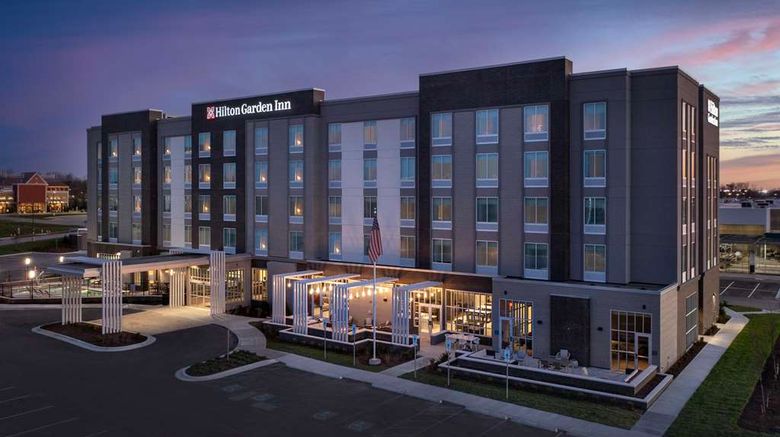 Hilton Garden Inn Cincinnati Airpt South Exterior. Images powered by <a href="https://iceportal.shijigroup.com" target="_blank" rel="noopener">Ice Portal</a>.