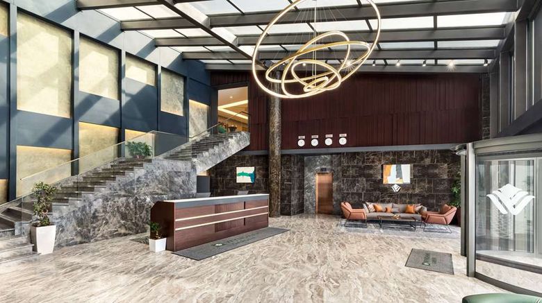 <b>Wyndham Garden Baku Lobby</b>. Images powered by <a href="https://iceportal.shijigroup.com/" title="IcePortal" target="_blank">IcePortal</a>.