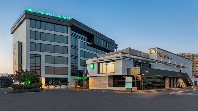 <b>Wyndham Garden Baku Exterior</b>. Images powered by <a href="https://iceportal.shijigroup.com/" title="IcePortal" target="_blank">IcePortal</a>.