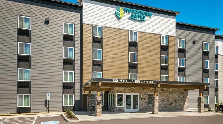 WoodSpring Suites Knoxville West Exterior. Images powered by <a href="https://iceportal.shijigroup.com" target="_blank" rel="noopener">Ice Portal</a>.
