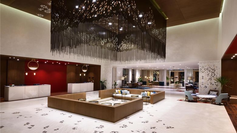 <b>Hilton Taghazout Bay Beach Resort & Spa Lobby</b>. Images powered by <a href="https://iceportal.shijigroup.com/" title="IcePortal" target="_blank">IcePortal</a>.