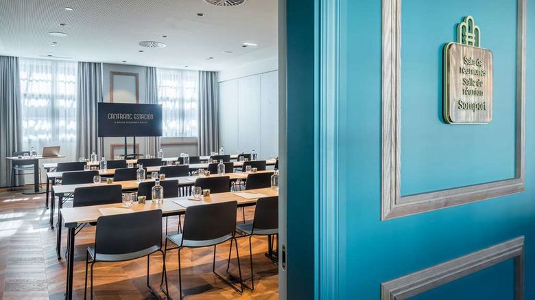 <b>Canfranc Estacion,a Royal Hideaway Hotel Meeting</b>. Images powered by <a href="https://iceportal.shijigroup.com/" title="IcePortal" target="_blank">IcePortal</a>.