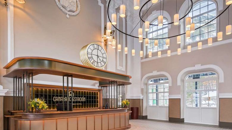 <b>Canfranc Estacion,a Royal Hideaway Hotel Lobby</b>. Images powered by <a href="https://iceportal.shijigroup.com/" title="IcePortal" target="_blank">IcePortal</a>.