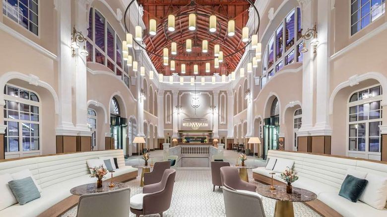 <b>Canfranc Estacion,a Royal Hideaway Hotel Lobby</b>. Images powered by <a href="https://iceportal.shijigroup.com/" title="IcePortal" target="_blank">IcePortal</a>.