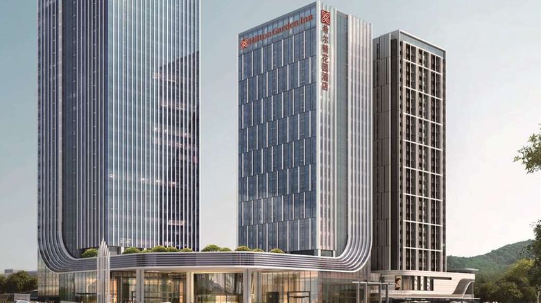 <b>Hilton Garden Inn Shenzhen Baoan Huaide Exterior</b>. Images powered by <a href="https://iceportal.shijigroup.com/" title="IcePortal" target="_blank">IcePortal</a>.