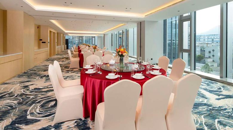 <b>Hilton Garden Inn Shenzhen Baoan Huaide Meeting</b>. Images powered by <a href="https://iceportal.shijigroup.com/" title="IcePortal" target="_blank">IcePortal</a>.