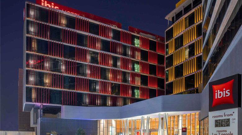 Ibis Doha Exterior. Images powered by <a href="https://iceportal.shijigroup.com" target="_blank" rel="noopener">Ice Portal</a>.