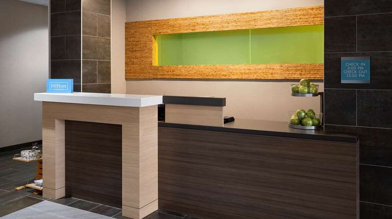 <b>Home2 Suites by Hilton Keystone Crossing Lobby</b>. Images powered by <a href="https://iceportal.shijigroup.com/" title="IcePortal" target="_blank">IcePortal</a>.