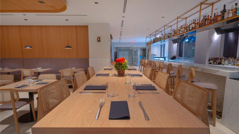 <b>Hilton Garden Inn San Juan Condado Restaurant</b>. Images powered by <a href="https://iceportal.shijigroup.com/" title="IcePortal" target="_blank">IcePortal</a>.