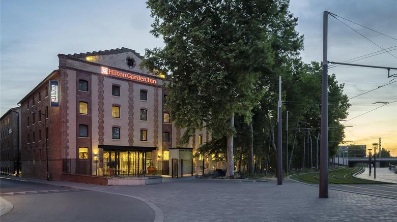<b>Hilton Garden Inn Paris La Villette Exterior</b>. Images powered by <a href="https://iceportal.shijigroup.com/" title="IcePortal" target="_blank">IcePortal</a>.