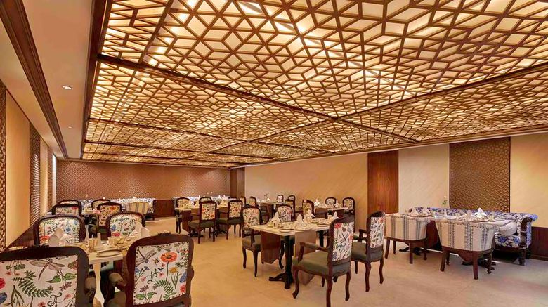 <b>DoubleTree by Hilton Varanasi Restaurant</b>. Images powered by <a href="https://iceportal.shijigroup.com/" title="IcePortal" target="_blank">IcePortal</a>.