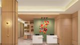 <b>Hilton Garden Inn Surat City Centre Lobby</b>. Images powered by <a href="https://iceportal.shijigroup.com/" title="IcePortal" target="_blank">IcePortal</a>.