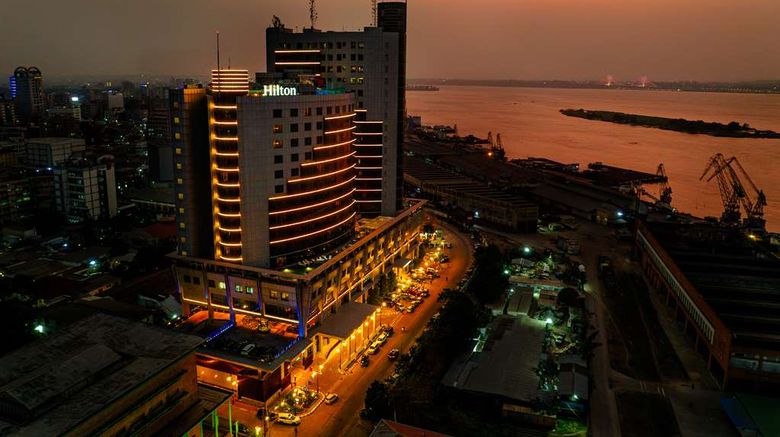 Hilton Kinshasa Exterior. Images powered by <a href="https://iceportal.shijigroup.com" target="_blank" rel="noopener">Ice Portal</a>.