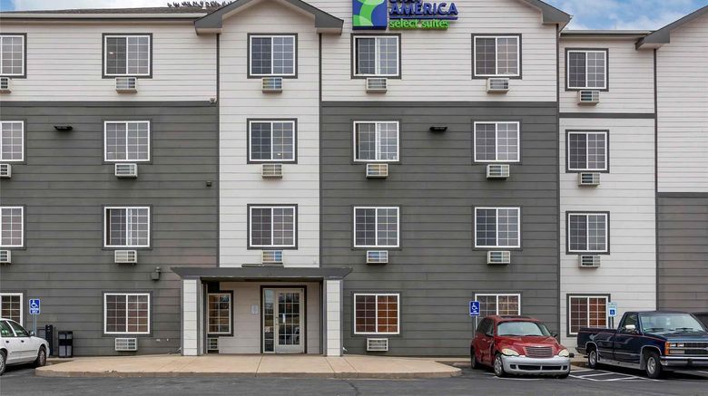 <b>Extended Stay America Select Wichita N Exterior</b>. Images powered by <a href="https://iceportal.shijigroup.com/" title="IcePortal" target="_blank">IcePortal</a>.