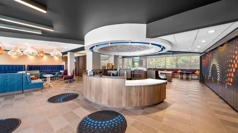 <b>Tru by Hilton Plano East North Hwy 75 Lobby</b>. Images powered by <a href="https://iceportal.shijigroup.com/" title="IcePortal" target="_blank">IcePortal</a>.