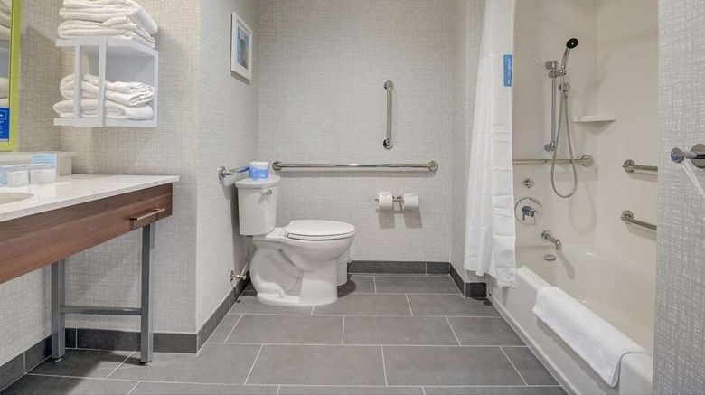 <b>Hampton Inn and Suites Ark Encounter Room</b>. Images powered by <a href="https://iceportal.shijigroup.com/" title="IcePortal" target="_blank">IcePortal</a>.