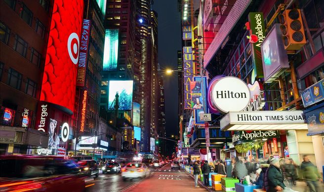 Hilton New York Times Square Exterior