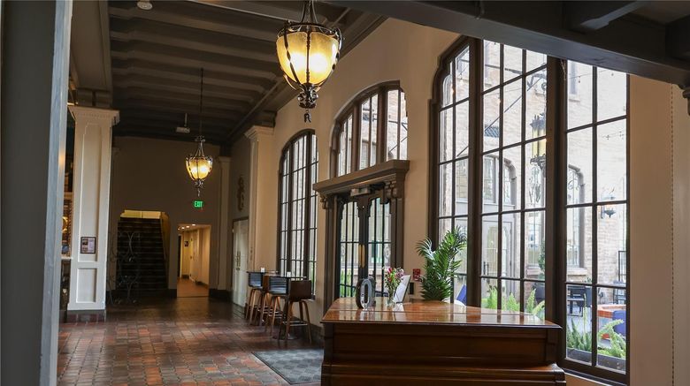 <b>Hotel Petaluma, Tapestry Coll by Hilton Lobby</b>. Images powered by <a href="https://iceportal.shijigroup.com/" title="IcePortal" target="_blank">IcePortal</a>.