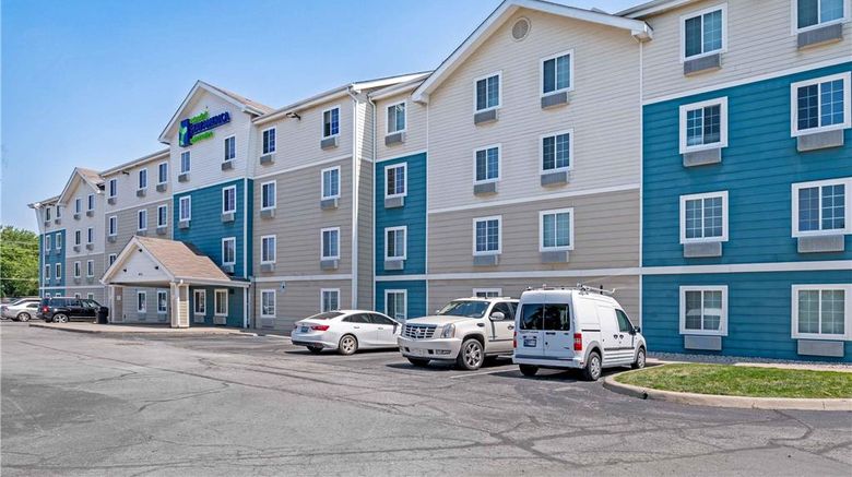 <b>Extended Stay America Select Lawrence Exterior</b>. Images powered by <a href="https://iceportal.shijigroup.com/" title="IcePortal" target="_blank">IcePortal</a>.