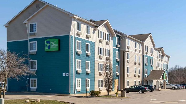 <b>Extended Stay America Select Kalamazoo Exterior</b>. Images powered by <a href="https://iceportal.shijigroup.com/" title="IcePortal" target="_blank">IcePortal</a>.