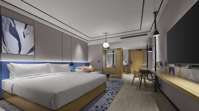 <b>Hilton Garden Inn Xiangdu District Room</b>. Images powered by <a href="https://iceportal.shijigroup.com/" title="IcePortal" target="_blank">IcePortal</a>.