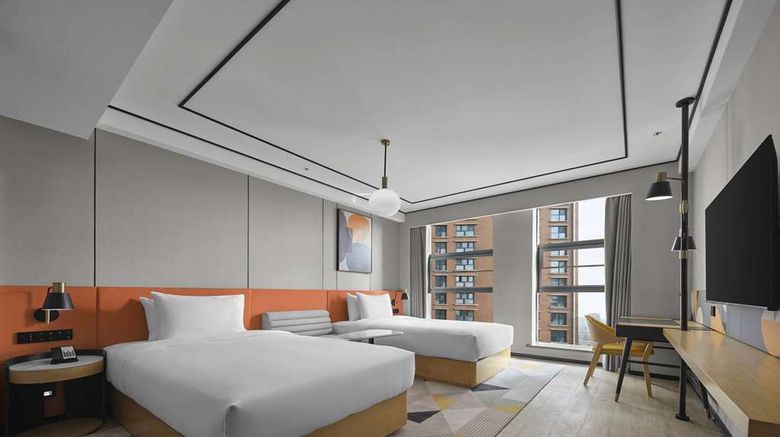 <b>Hilton Garden Inn Xiangdu District Room</b>. Images powered by <a href="https://iceportal.shijigroup.com/" title="IcePortal" target="_blank">IcePortal</a>.