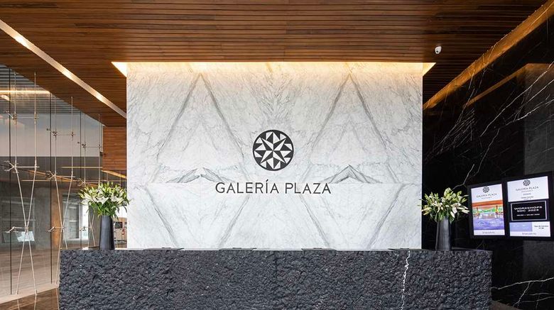 <b>Hotel Galeria Plaza Monterrey Lobby</b>. Images powered by <a href="https://iceportal.shijigroup.com/" title="IcePortal" target="_blank">IcePortal</a>.