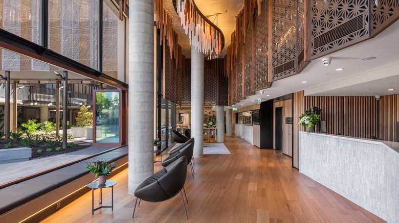 <b>Vibe Hotel Adelaide Lobby</b>. Images powered by <a href="https://iceportal.shijigroup.com/" title="IcePortal" target="_blank">IcePortal</a>.