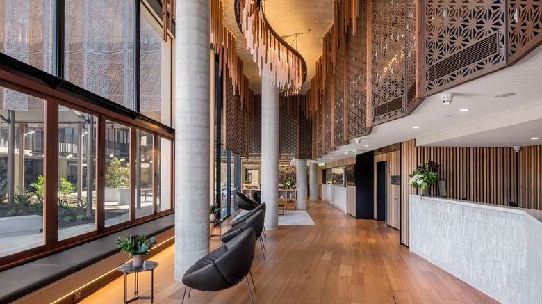 <b>Vibe Hotel Adelaide Lobby</b>. Images powered by <a href="https://iceportal.shijigroup.com/" title="IcePortal" target="_blank">IcePortal</a>.