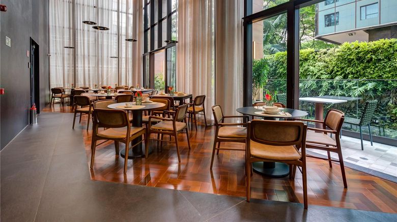 <b>Qoya Hotel Sao Paulo, Curio Collection Restaurant</b>. Images powered by <a href="https://iceportal.shijigroup.com/" title="IcePortal" target="_blank">IcePortal</a>.