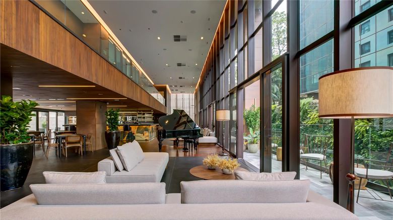 <b>Qoya Hotel Sao Paulo, Curio Collection Lobby</b>. Images powered by <a href="https://iceportal.shijigroup.com/" title="IcePortal" target="_blank">IcePortal</a>.