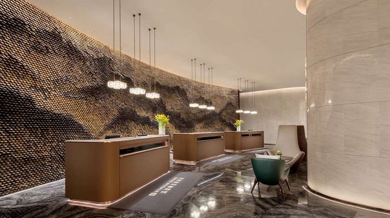<b>Wyndham Grand Shanxi Xiaohe Xincheng Lobby</b>. Images powered by <a href="https://iceportal.shijigroup.com/" title="IcePortal" target="_blank">IcePortal</a>.