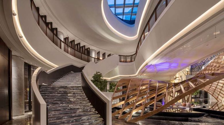 <b>Wyndham Grand Shanxi Xiaohe Xincheng Lobby</b>. Images powered by <a href="https://iceportal.shijigroup.com/" title="IcePortal" target="_blank">IcePortal</a>.