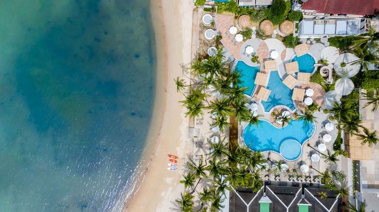Outrigger Koh Samui Beach Resort Exterior. Images powered by <a href="https://iceportal.shijigroup.com" target="_blank" rel="noopener">Ice Portal</a>.