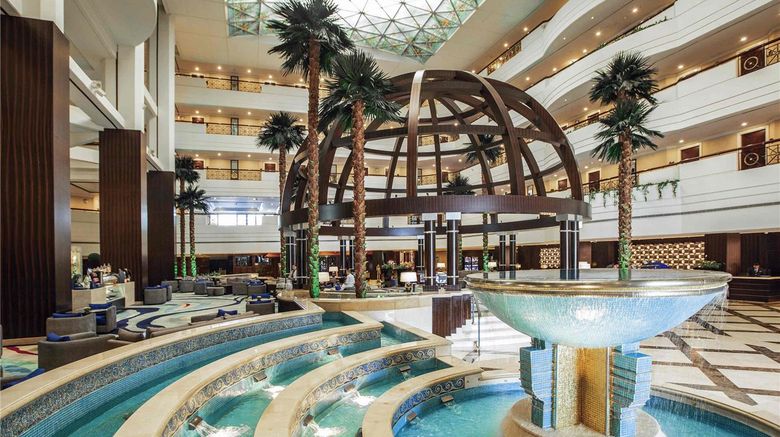 <b>Moevenpick Grand Al Bustan Dubai Exterior</b>. Images powered by <a href="https://iceportal.shijigroup.com/" title="IcePortal" target="_blank">IcePortal</a>.