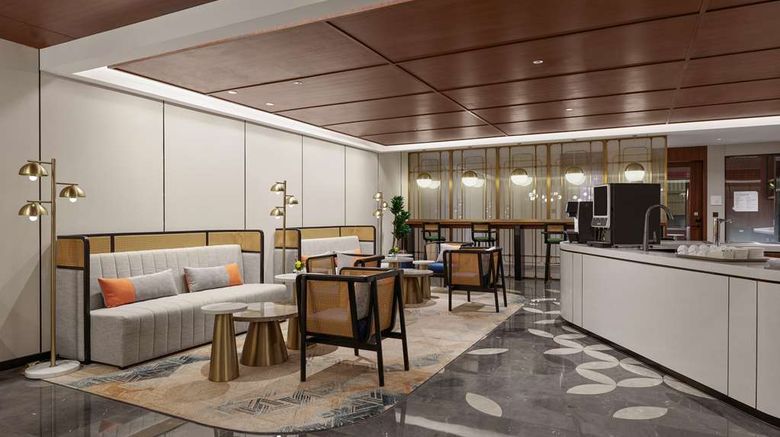 <b>Hilton Garden Inn Pingcheng Restaurant</b>. Images powered by <a href="https://iceportal.shijigroup.com/" title="IcePortal" target="_blank">IcePortal</a>.