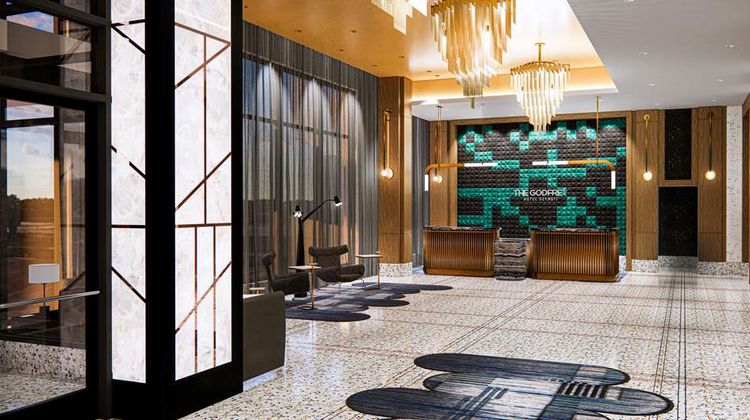 The Godfrey Detroit-Curio Collection Lobby