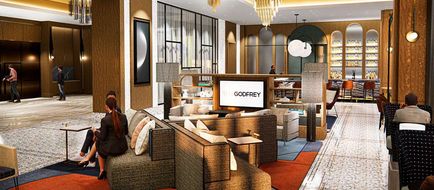 The Godfrey Detroit-Curio Collection Lobby