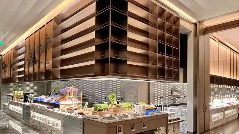 <b>La Quinta Wyndham Shanxi Xiaohe Xincheng Restaurant</b>. Images powered by <a href="https://iceportal.shijigroup.com/" title="IcePortal" target="_blank">IcePortal</a>.