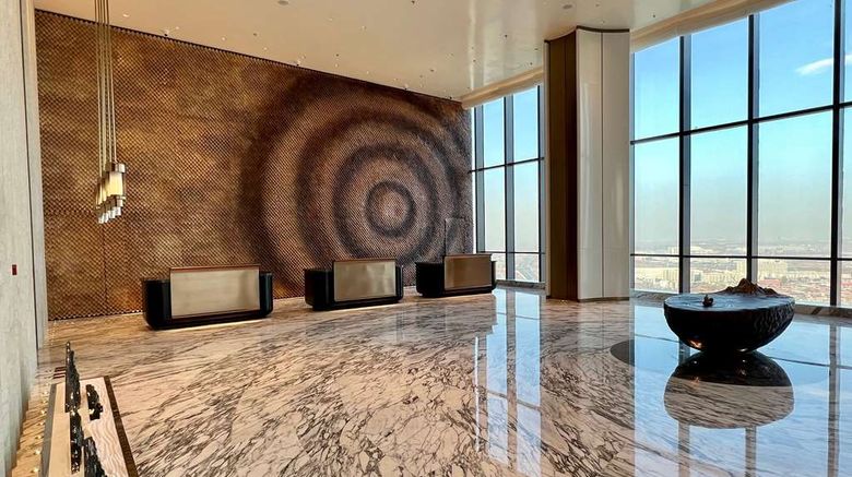 <b>Wyndham Shanxi Xiaohe Xincheng Lobby</b>. Images powered by <a href="https://iceportal.shijigroup.com/" title="IcePortal" target="_blank">IcePortal</a>.