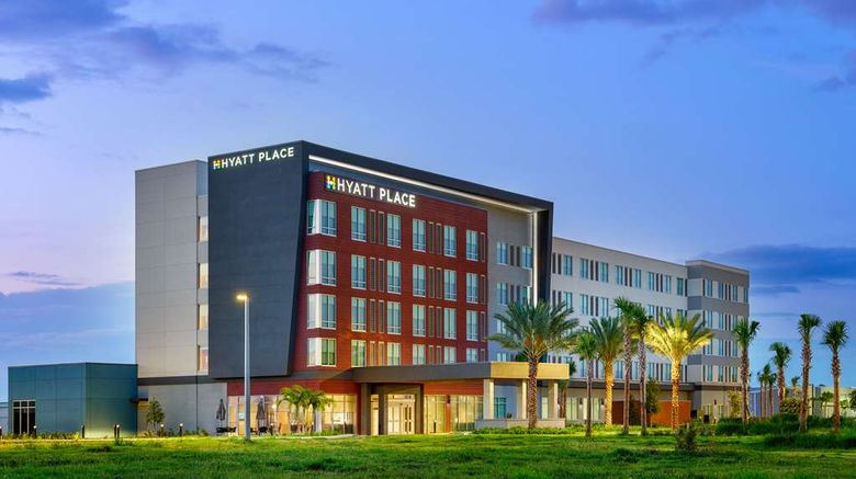 <b>Hyatt Place Melbourne Airport Exterior</b>. Images powered by <a href="https://iceportal.shijigroup.com/" title="IcePortal" target="_blank">IcePortal</a>.