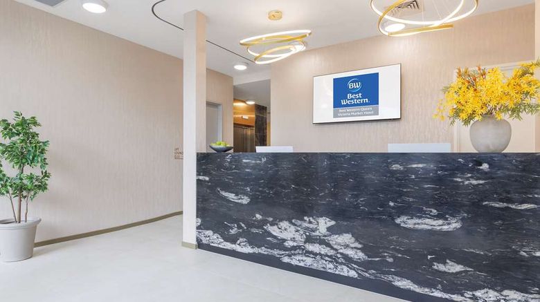 <b>Best Western Queen Victoria Market Hotel Lobby</b>. Images powered by <a href="https://iceportal.shijigroup.com/" title="IcePortal" target="_blank">IcePortal</a>.