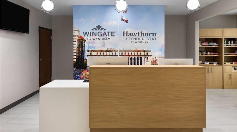 <b>Wingate by Wyndham College Station Lobby</b>. Images powered by <a href="https://iceportal.shijigroup.com/" title="IcePortal" target="_blank">IcePortal</a>.