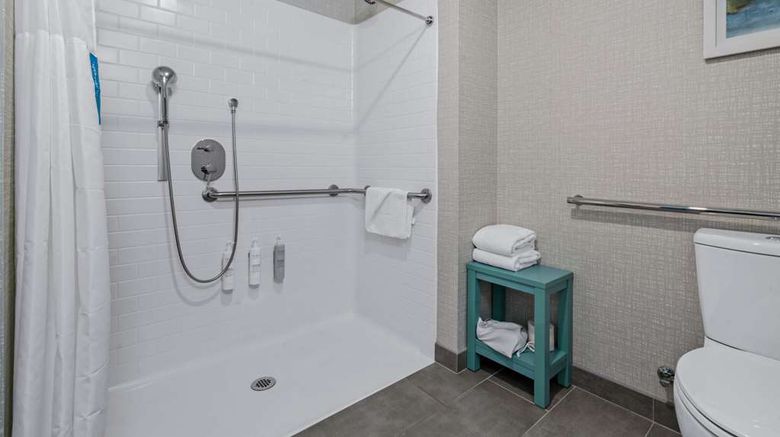 <b>Hampton Inn Morro Bay Room</b>. Images powered by <a href="https://iceportal.shijigroup.com/" title="IcePortal" target="_blank">IcePortal</a>.