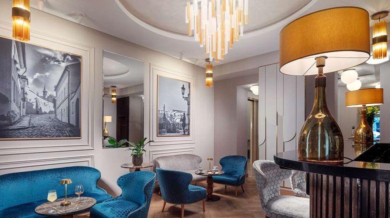 <b>Allure Hotel & Residence Prague Lobby</b>. Images powered by <a href="https://iceportal.shijigroup.com/" title="IcePortal" target="_blank">IcePortal</a>.