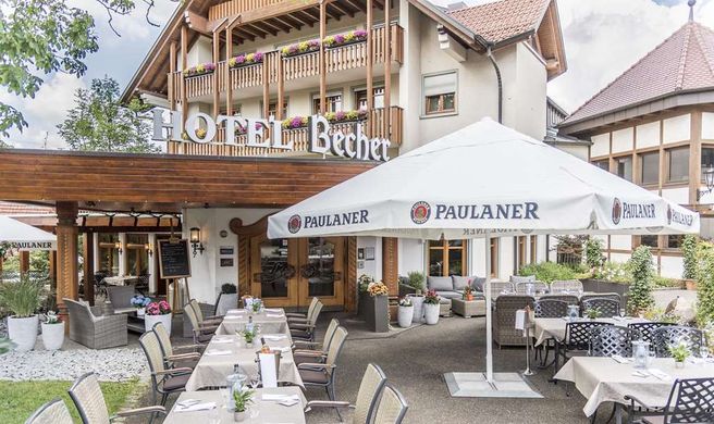 Hotel Restaurant Becher Donzdorf Exterior