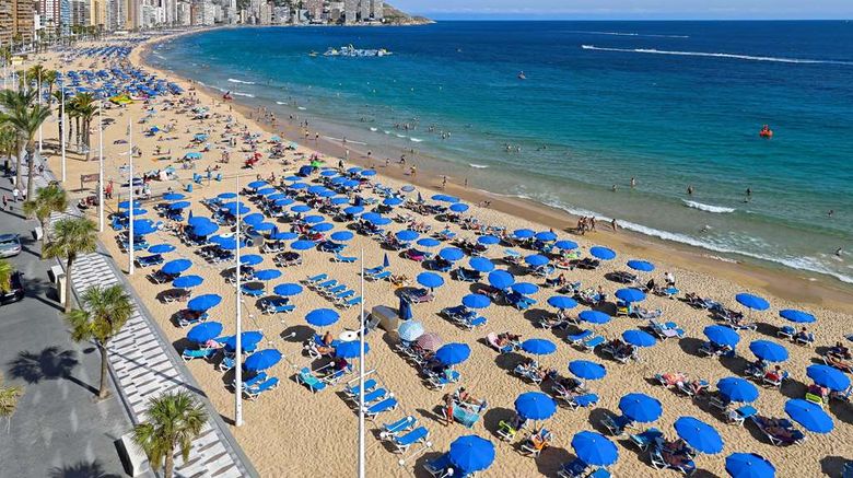 Barcelo Benidorm Beach Exterior. Images powered by <a href="https://iceportal.shijigroup.com" target="_blank" rel="noopener">Ice Portal</a>.