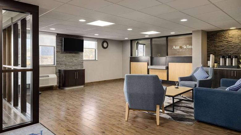 <b>AmericInn by Wyndham Madison WI Lobby</b>. Images powered by <a href="https://iceportal.shijigroup.com/" title="IcePortal" target="_blank">IcePortal</a>.