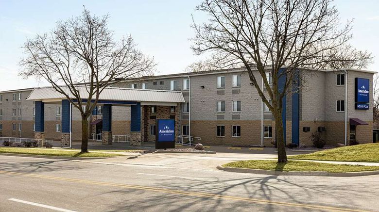 <b>AmericInn by Wyndham Madison WI Exterior</b>. Images powered by <a href="https://iceportal.shijigroup.com/" title="IcePortal" target="_blank">IcePortal</a>.